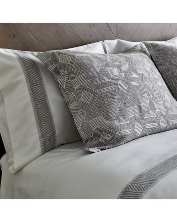 Sashiko Duvet Set - Ash